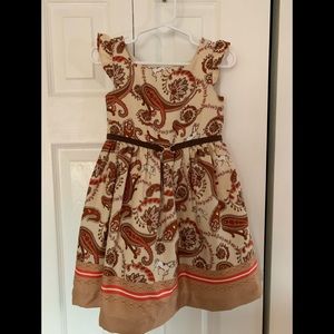 Janie and Jack equestrian silk dress like new
